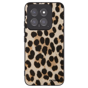 Picasee Xiaomi 14 Hülle - Schwarzes Silikon - Brown Tiger