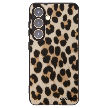 Picasee Samsung Galaxy S24 S921B 5G Hülle - Schwarzes Silikon - Brown Tiger