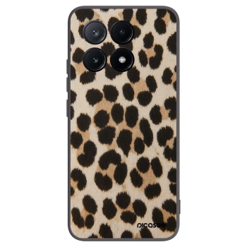 Picasee Xiaomi Poco X6 Pro Hülle - Schwarzes Silikon - Brown Tiger