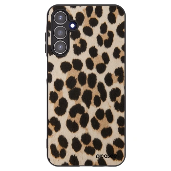 Picasee Samsung Galaxy A15 A156B 5G Hülle - Schwarzes Silikon - Brown Tiger