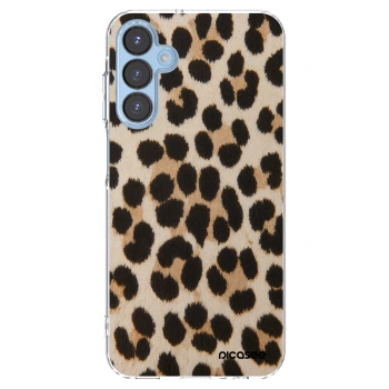 Picasee Samsung Galaxy A15 A156B 5G Hülle - Transparentes Silikon - Brown Tiger