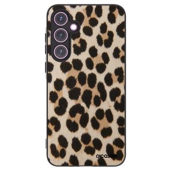 Picasee Samsung Galaxy A35 5G A356B Hülle - Schwarzes Silikon - Brown Tiger