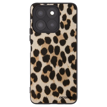 Picasee Honor X8b Hülle - Schwarzes Silikon - Brown Tiger