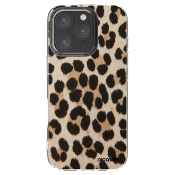Picasee Apple iPhone 16 Pro Hülle - Transparentes Silikon - Brown Tiger