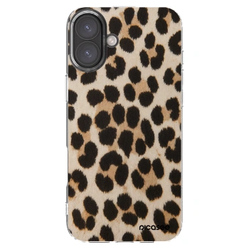 Picasee Apple iPhone 16 Plus Hülle - Transparentes Silikon - Brown Tiger