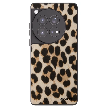 Picasee OnePlus 12 5G Hülle - Schwarzes Silikon - Brown Tiger