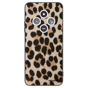 Picasee Xiaomi Redmi 14C Hülle - Schwarzes Silikon - Brown Tiger