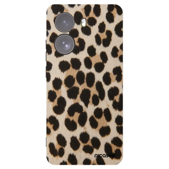 Picasee Xiaomi Poco X7 Hülle - Schwarzes Silikon - Brown Tiger