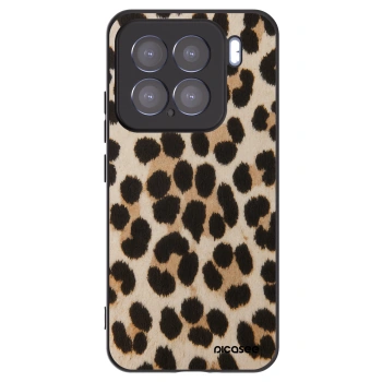 Picasee Xiaomi 15 Hülle - Schwarzes Silikon - Brown Tiger