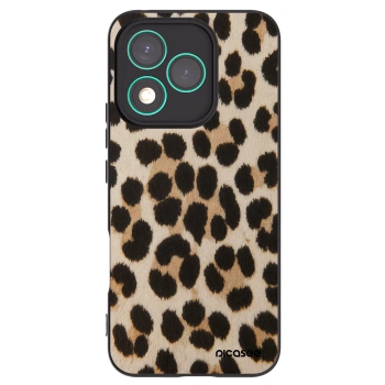 Picasee Honor 400 Lite 5G Hülle - Schwarzes Silikon - Brown Tiger