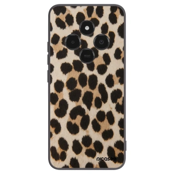 Picasee Xiaomi Poco C75 Hülle - Schwarzes Silikon - Brown Tiger