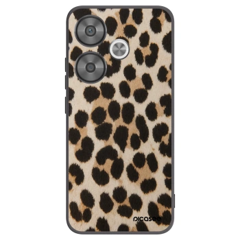 Picasee Xiaomi Poco F6 Hülle - Schwarzes Silikon - Brown Tiger