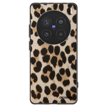 Picasee Vivo X200 Pro Hülle - Schwarzes Silikon - Brown Tiger