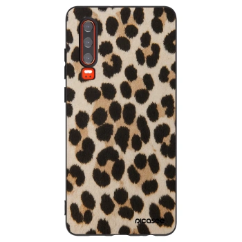 Picasee Huawei P30 Hülle - Schwarzes Silikon - Brown Tiger
