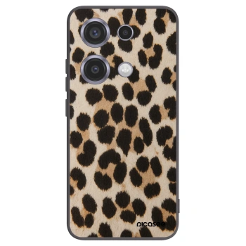 Picasee Xiaomi Redmi Note 14S Hülle - Schwarzes Silikon - Brown Tiger