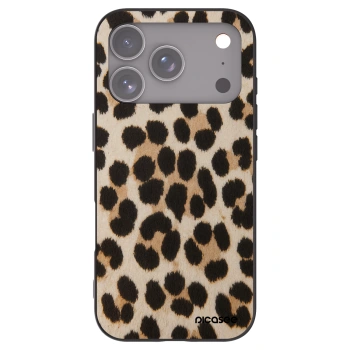 Picasee Apple iPhone 17 Pro Hülle - Schwarzes Silikon - Brown Tiger