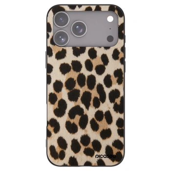 Picasee Apple iPhone 17 Pro Max Hülle - Schwarzes Silikon - Brown Tiger
