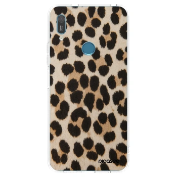 Picasee Huawei Y6 2019 Hülle - Transparentes Silikon - Brown Tiger