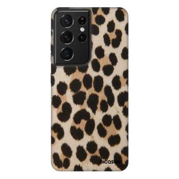 Picasee Fashion Case für Samsung Galaxy S21 Ultra 5G G998B - Brown Tiger