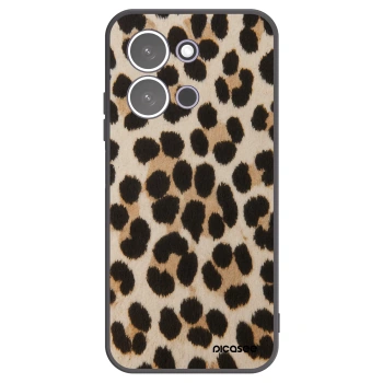 Picasee Xiaomi Redmi 15C 5G Hülle - Schwarzes Silikon - Brown Tiger