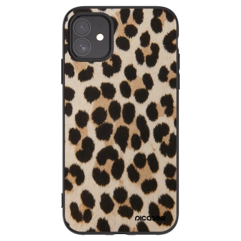 Picasee Apple iPhone 11 Hülle - Schwarzes Silikon - Brown Tiger