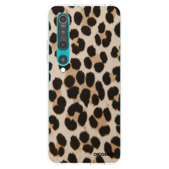 Picasee Xiaomi Mi 10 Hülle - Transparentes Silikon - Brown Tiger