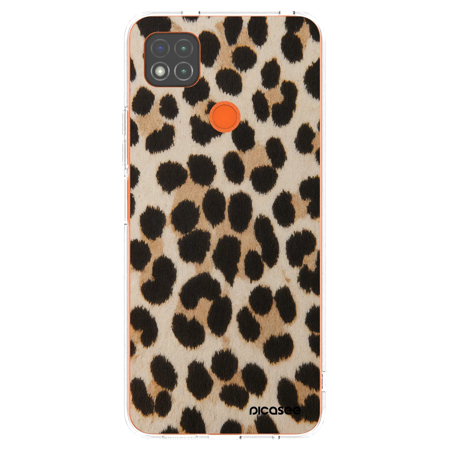 Picasee Xiaomi Redmi 9C Hülle - Transparentes Silikon - Brown Tiger