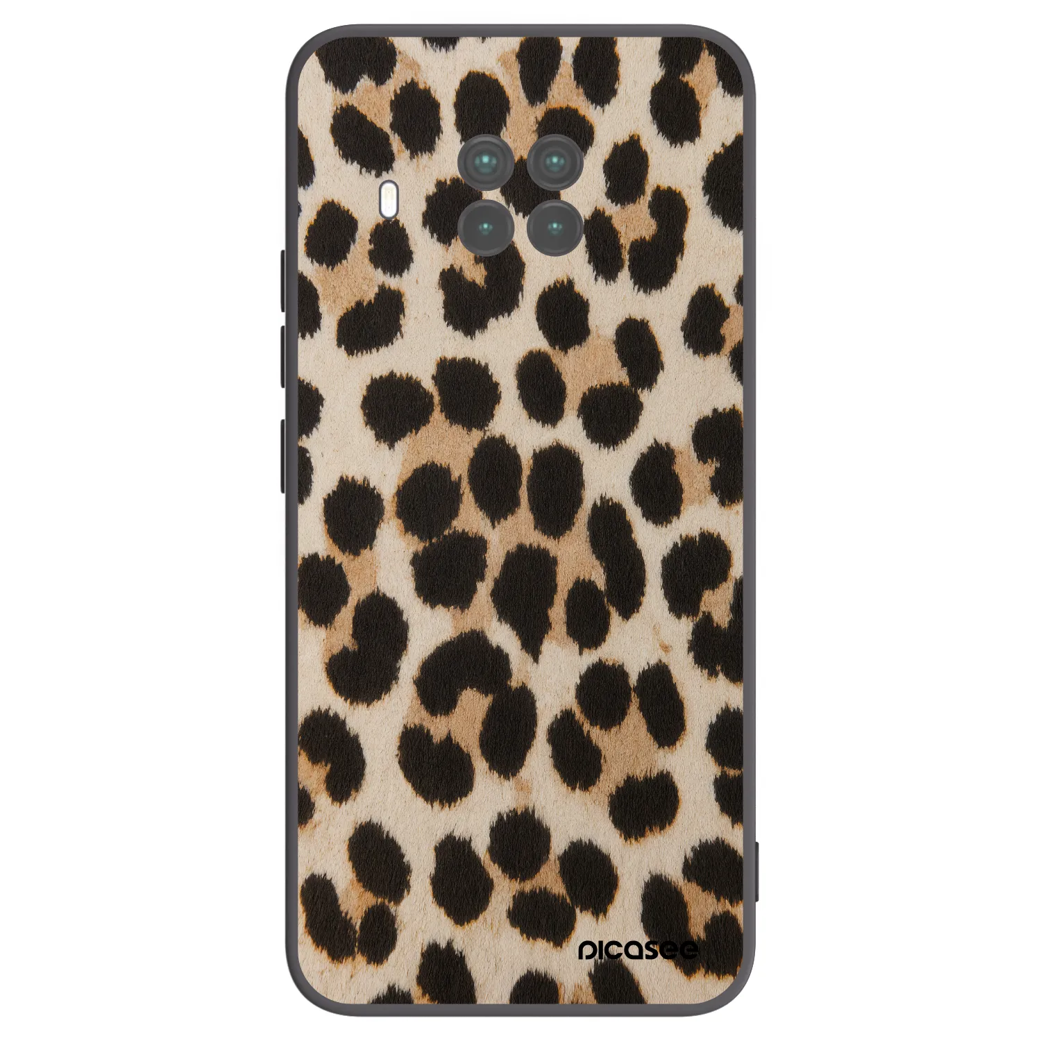 Picasee Xiaomi Mi 10T Lite Hülle - Schwarzes Silikon - Brown Tiger