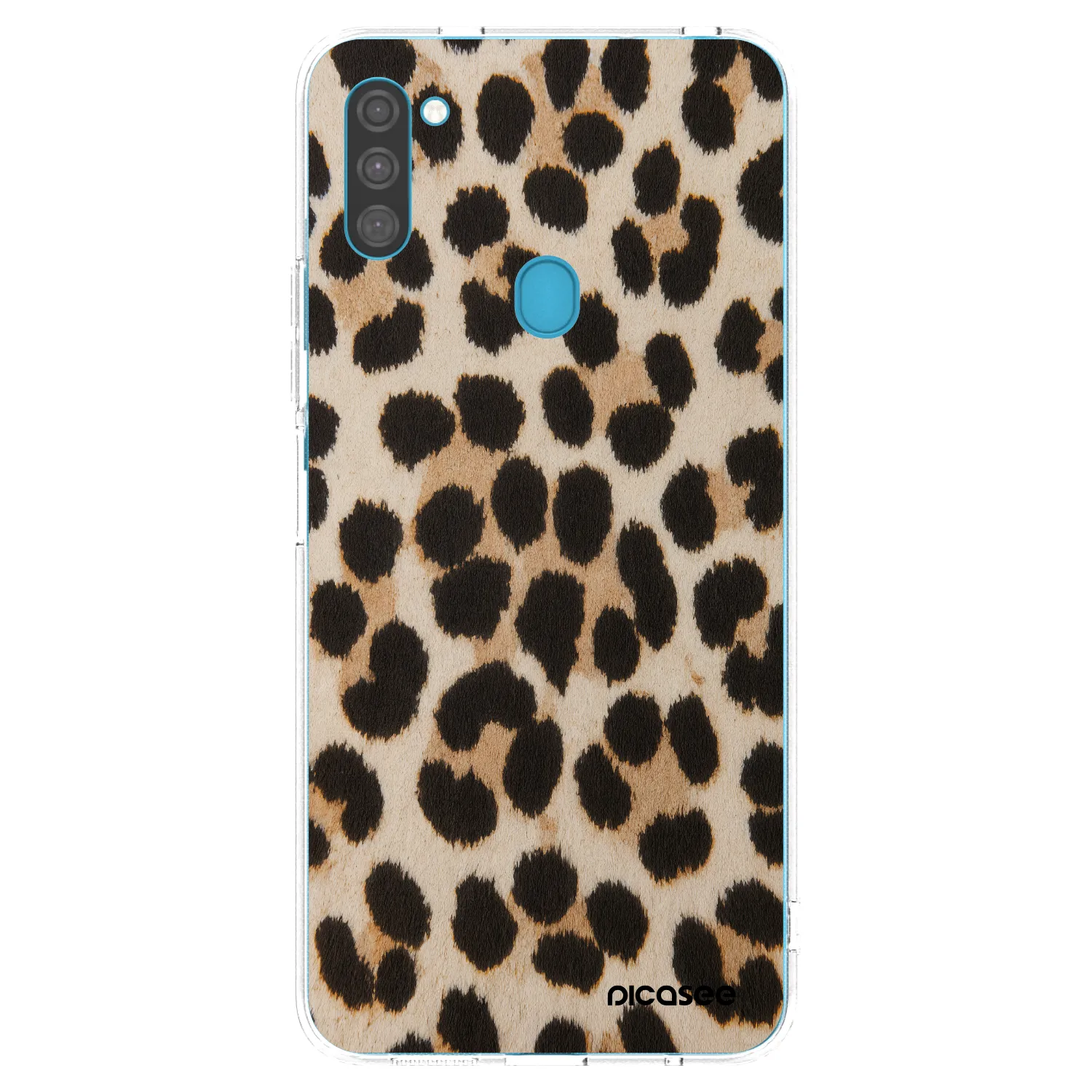 Picasee Samsung Galaxy M11 Hülle - Transparentes Silikon - Brown Tiger