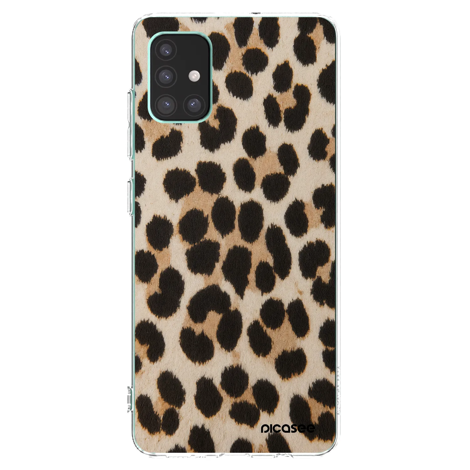 Picasee Samsung Galaxy M51 M515F Hülle - Transparentes Silikon - Brown Tiger