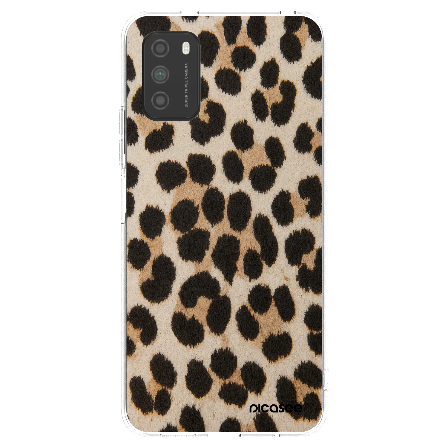 Picasee Xiaomi Poco M3 Hülle - Transparentes Silikon - Brown Tiger