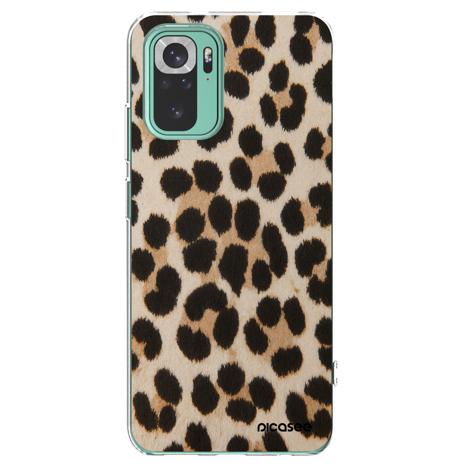 Picasee Xiaomi Redmi Note 10 Pro Hülle - Transparentes Silikon - Brown Tiger