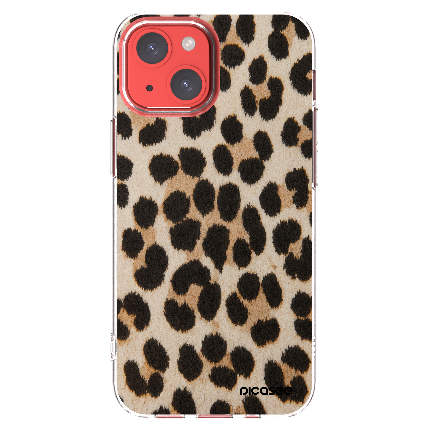 Picasee Apple iPhone 13 mini Hülle - Transparentes Silikon - Brown Tiger