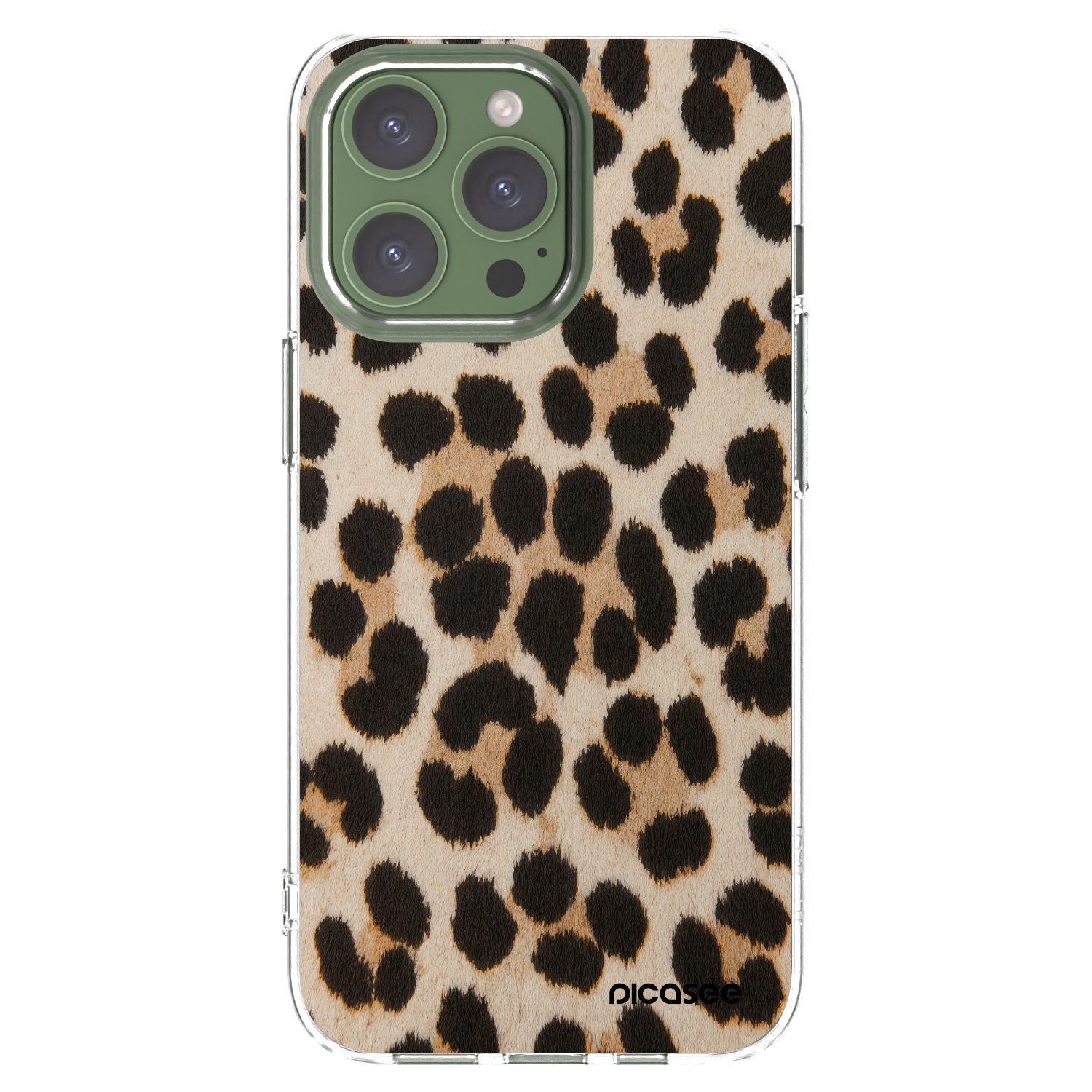 Picasee Apple iPhone 13 Pro Hülle - Transparentes Silikon - Brown Tiger