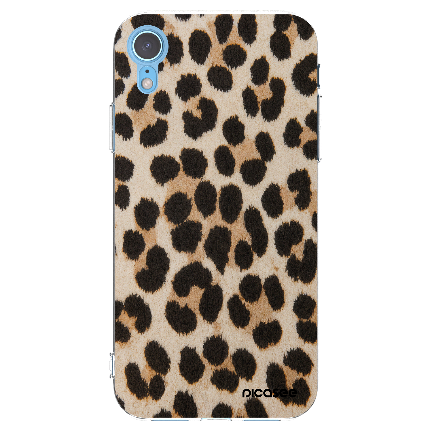 Picasee Apple iPhone XR Hülle - Transparentes Silikon - Brown Tiger