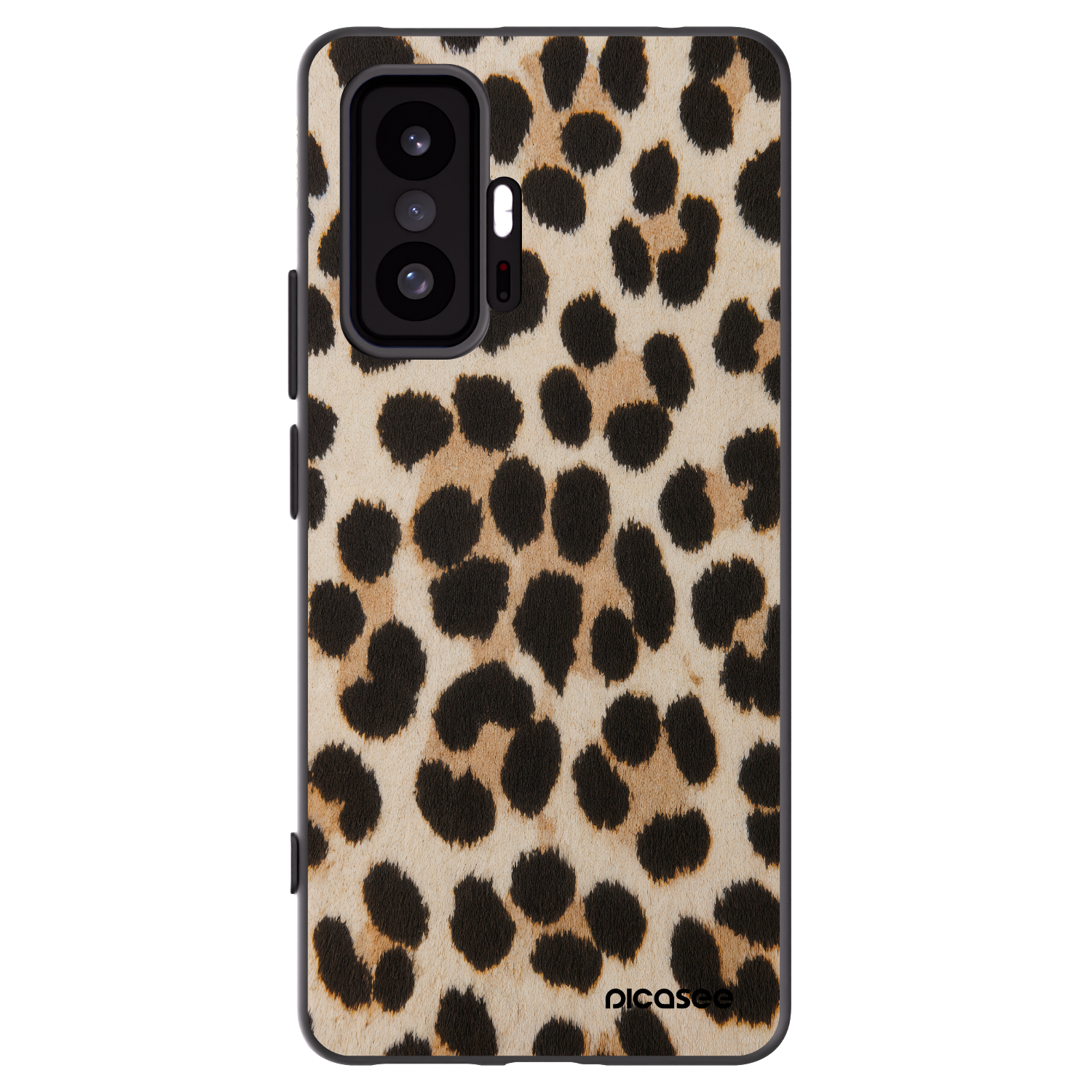 Picasee Xiaomi 11T Pro Hülle - Schwarzes Silikon - Brown Tiger
