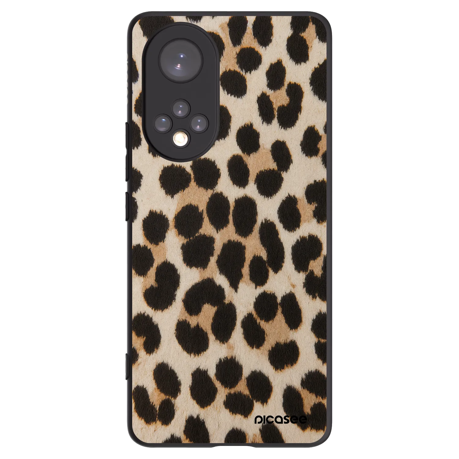 Picasee Honor 50 5G Hülle - Schwarzes Silikon - Brown Tiger