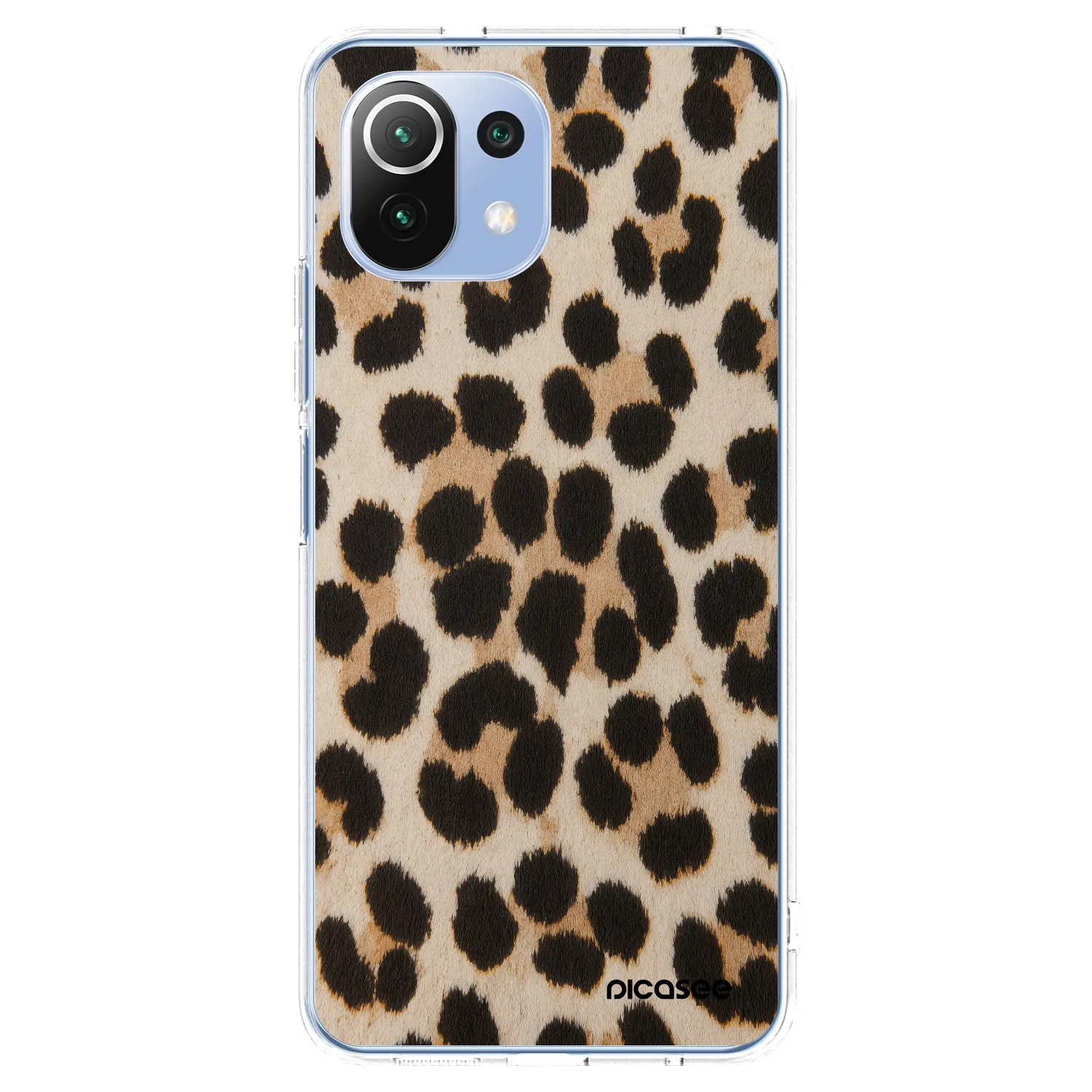 Picasee Xiaomi 11 Lite 5G NE Hülle - Transparentes Silikon - Brown Tiger