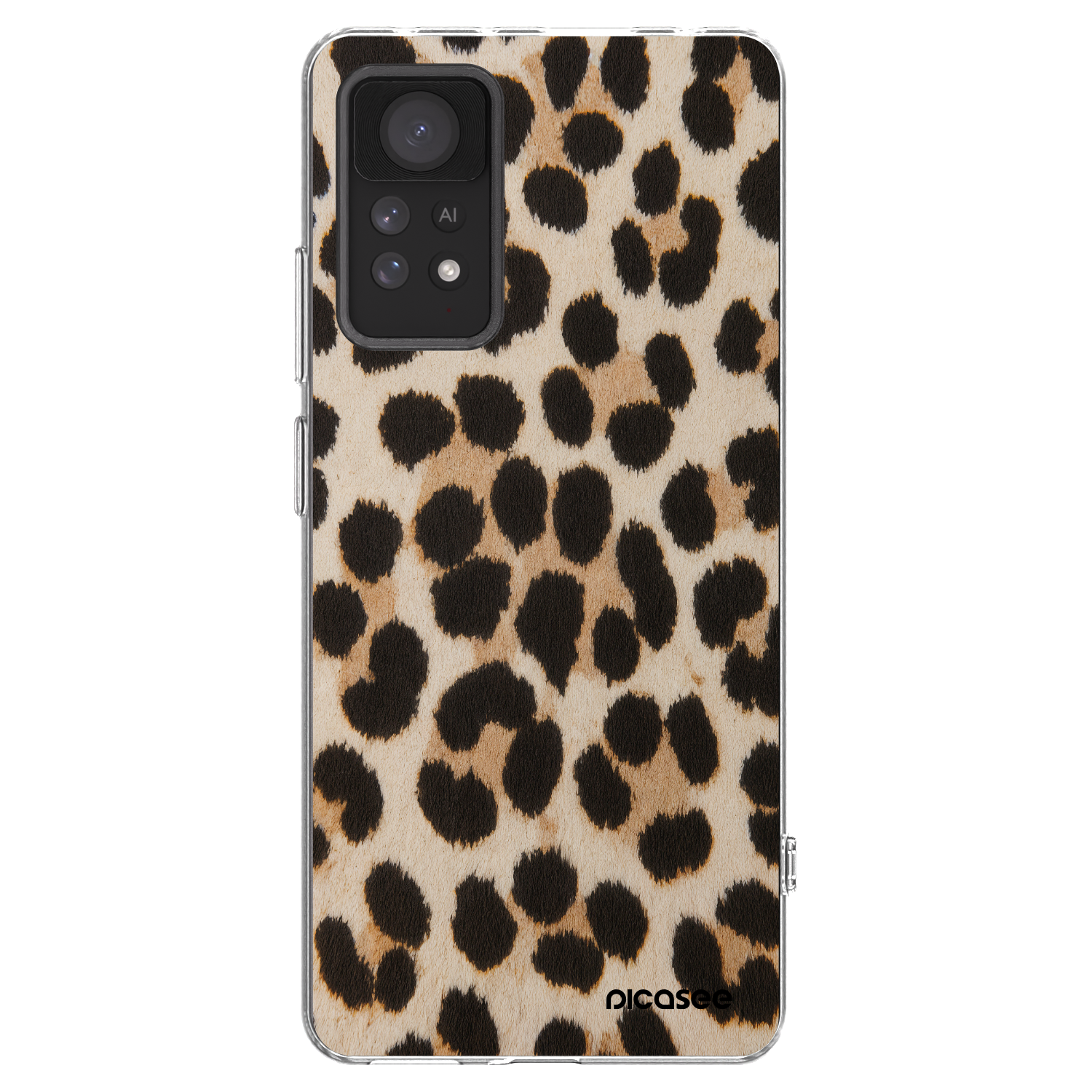 Picasee Xiaomi Redmi Note 11 Pro Hülle - Transparentes Silikon - Brown Tiger