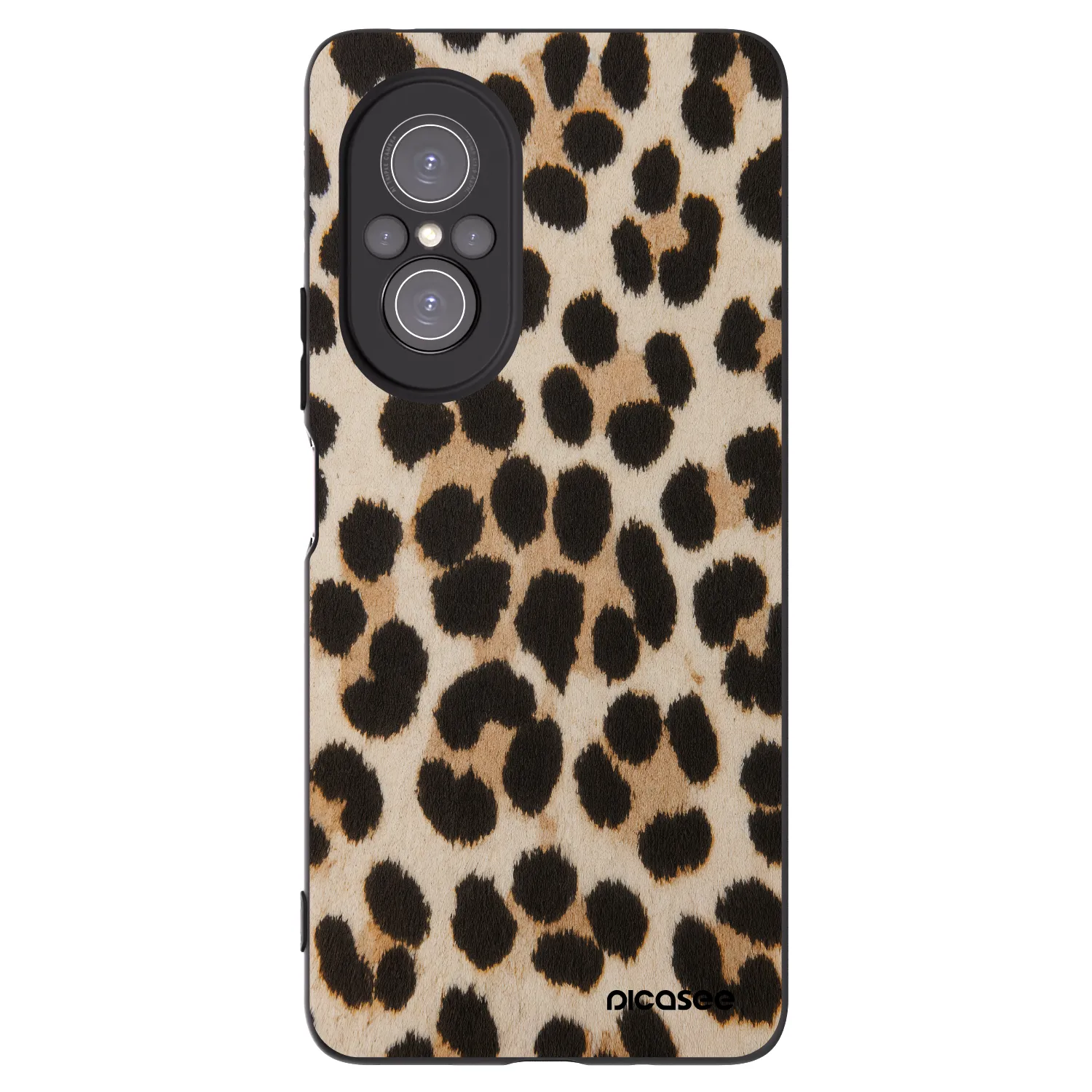 Picasee Huawei Nova 9 SE Hülle - Schwarzes Silikon - Brown Tiger