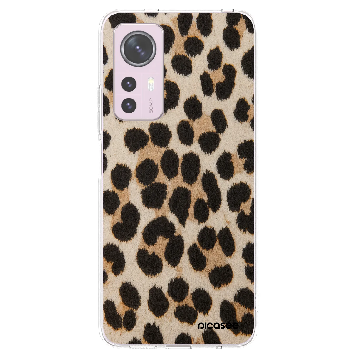 Picasee Xiaomi 12 Hülle - Transparentes Silikon - Brown Tiger