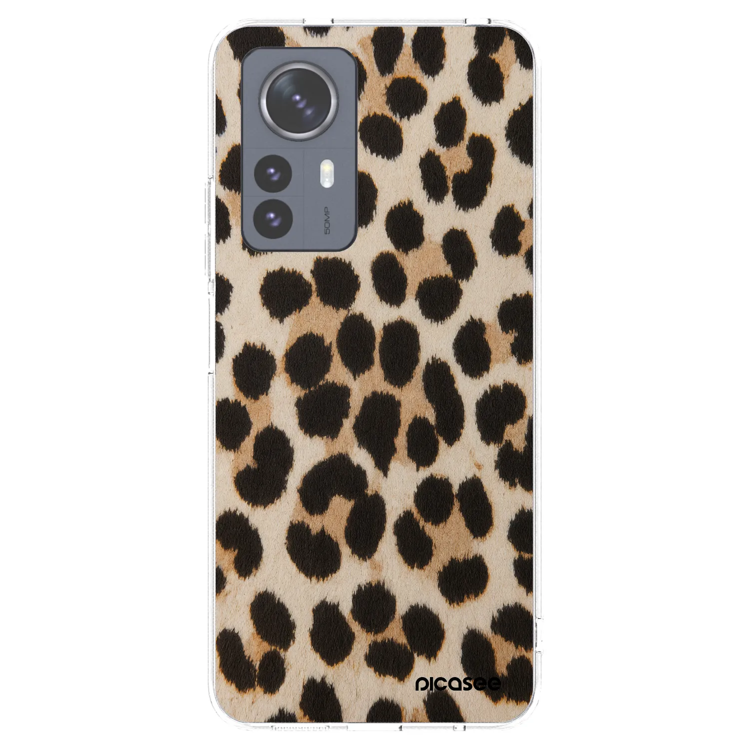 Picasee Xiaomi 12 Pro Hülle - Transparentes Silikon - Brown Tiger