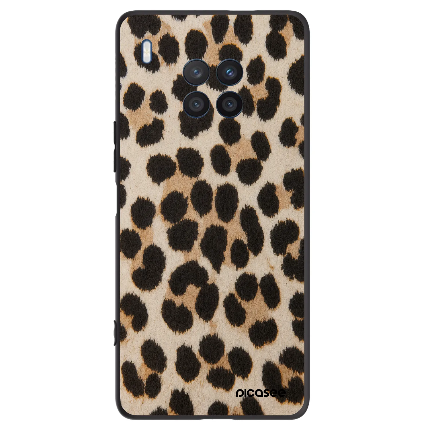 Picasee Honor 50 Lite Hülle - Schwarzes Silikon - Brown Tiger