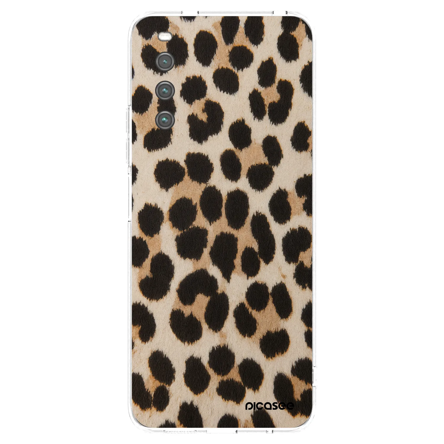 Picasee Sony Xperia 10 IV 5G Hülle - Transparentes Silikon - Brown Tiger