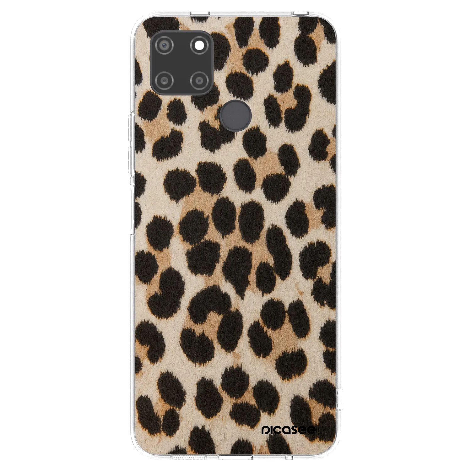 Picasee Realme C21Y Hülle - Transparentes Silikon - Brown Tiger