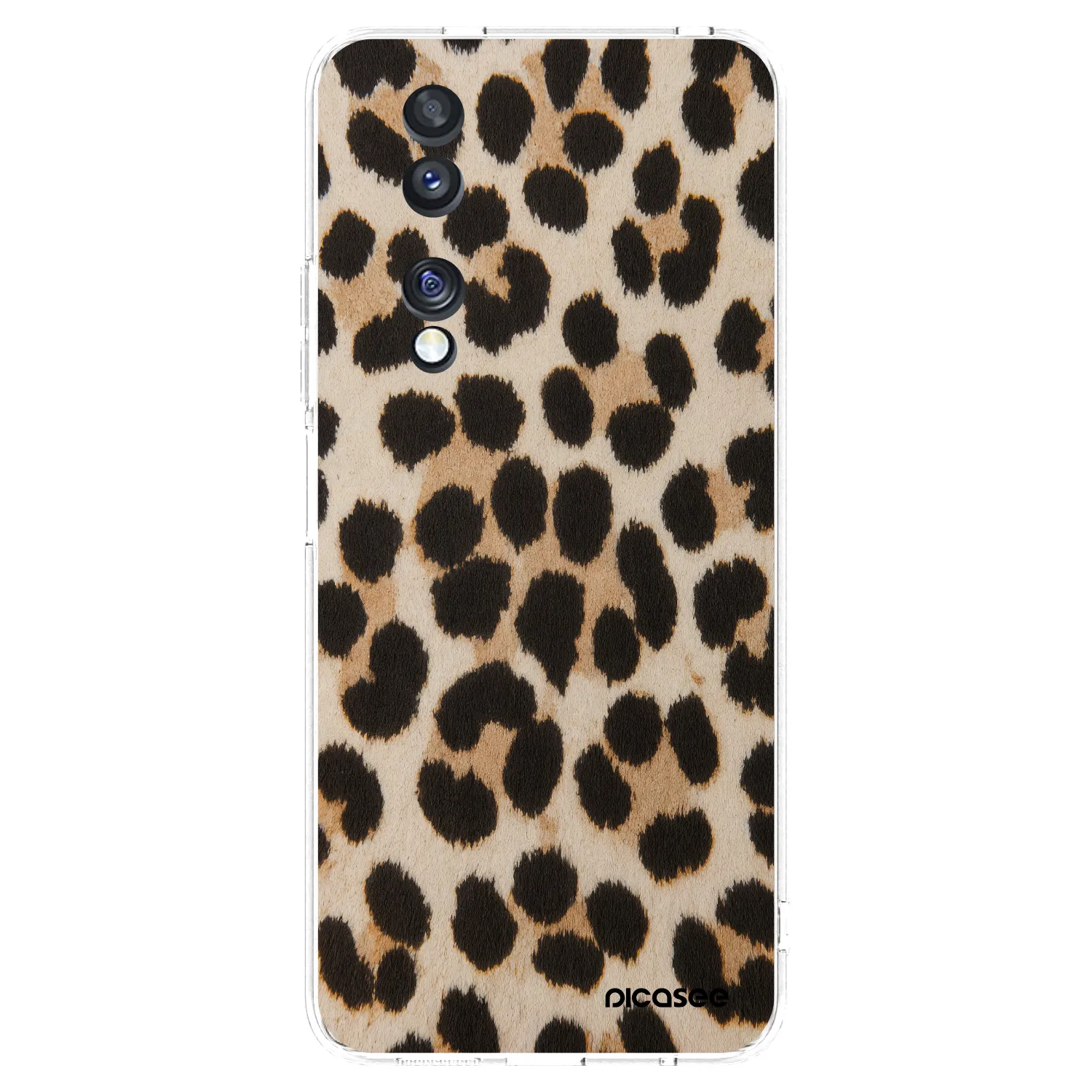 Picasee Honor 70 Hülle - Transparentes Silikon - Brown Tiger