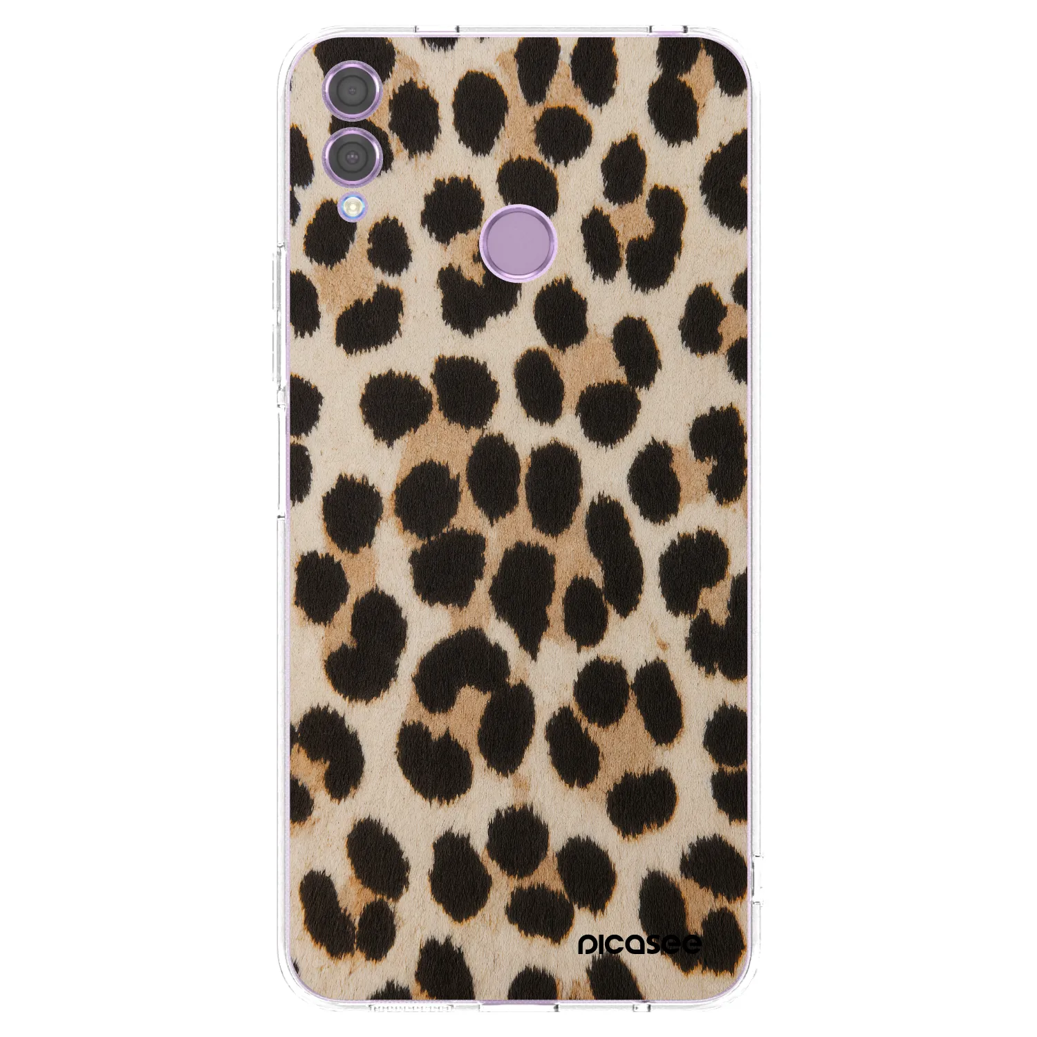 Picasee Honor 8X Hülle - Transparentes Silikon - Brown Tiger