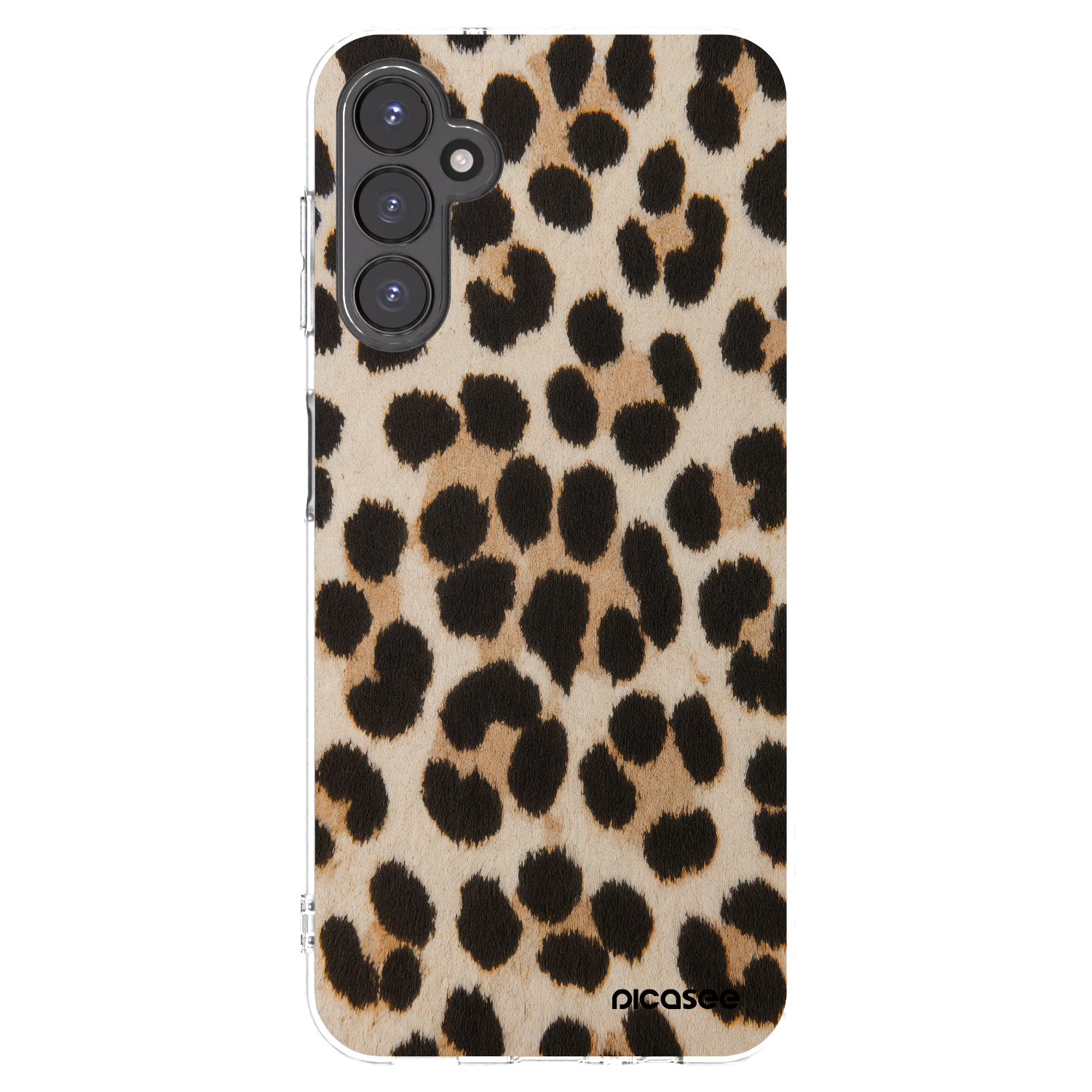 Picasee Samsung Galaxy A14 4G A145R Hülle - Transparentes Silikon - Brown Tiger