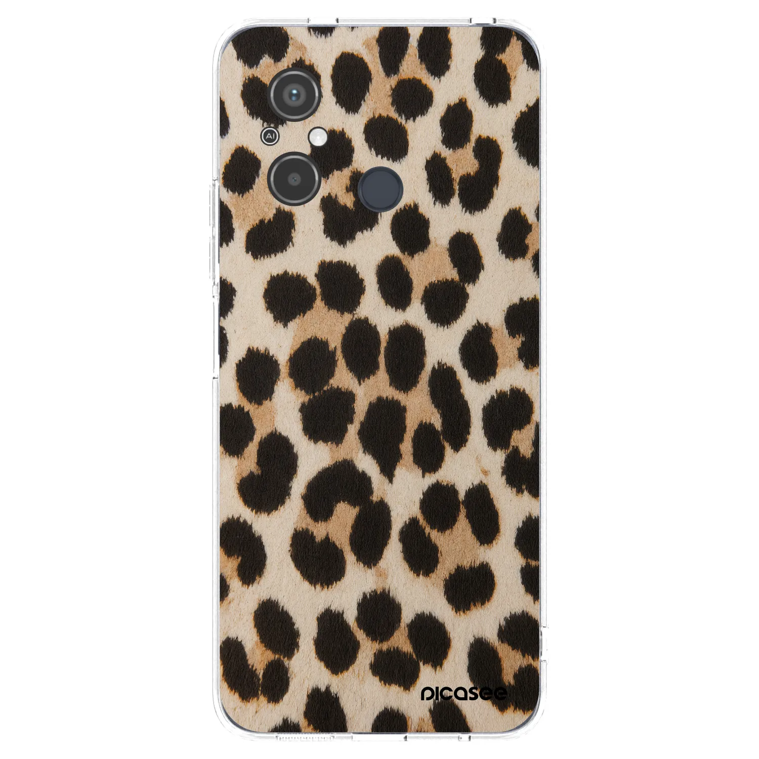 Picasee Xiaomi Redmi 12C Hülle - Transparentes Silikon - Brown Tiger