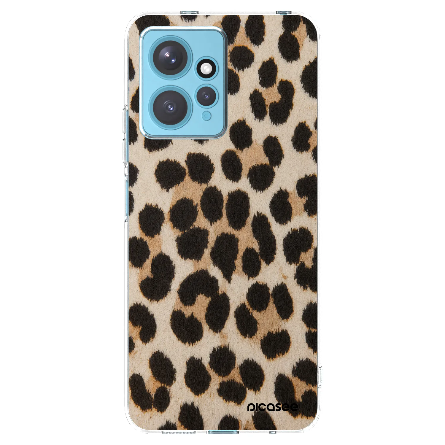 Picasee Xiaomi Redmi Note 12 4G Hülle - Transparentes Silikon - Brown Tiger